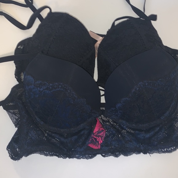 2 Bra Set! Size C36 and medium Black la senza with removable push up inserts - Picture 2 of 11